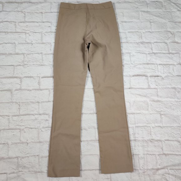 M.M. LaFleur Foster High Rise Dress Slacks Pants Tan Slim Fit Stretch size 4 - Picture 2 of 8